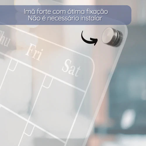 Quadro de Planejamento em Acrílico - PlanClear