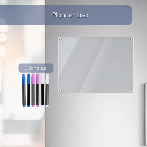 Quadro de Planejamento em Acrílico - PlanClear