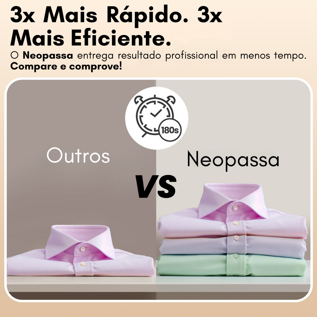 O Ferro a Vapor Portátil