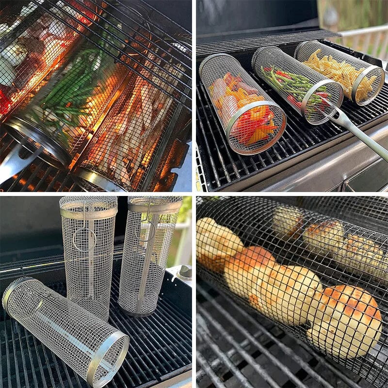 Grelha Para Churrasqueira Cilindro - GrillRoll