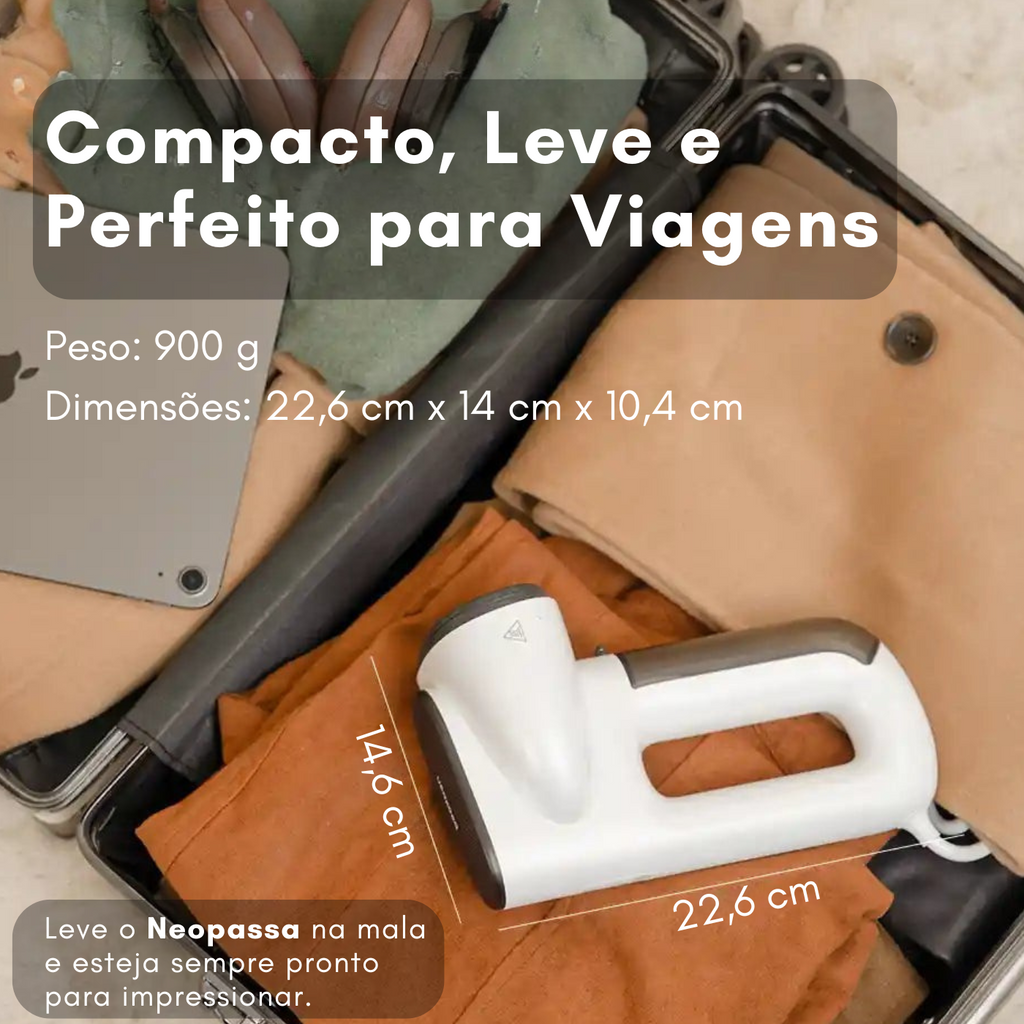 O Ferro a Vapor Portátil