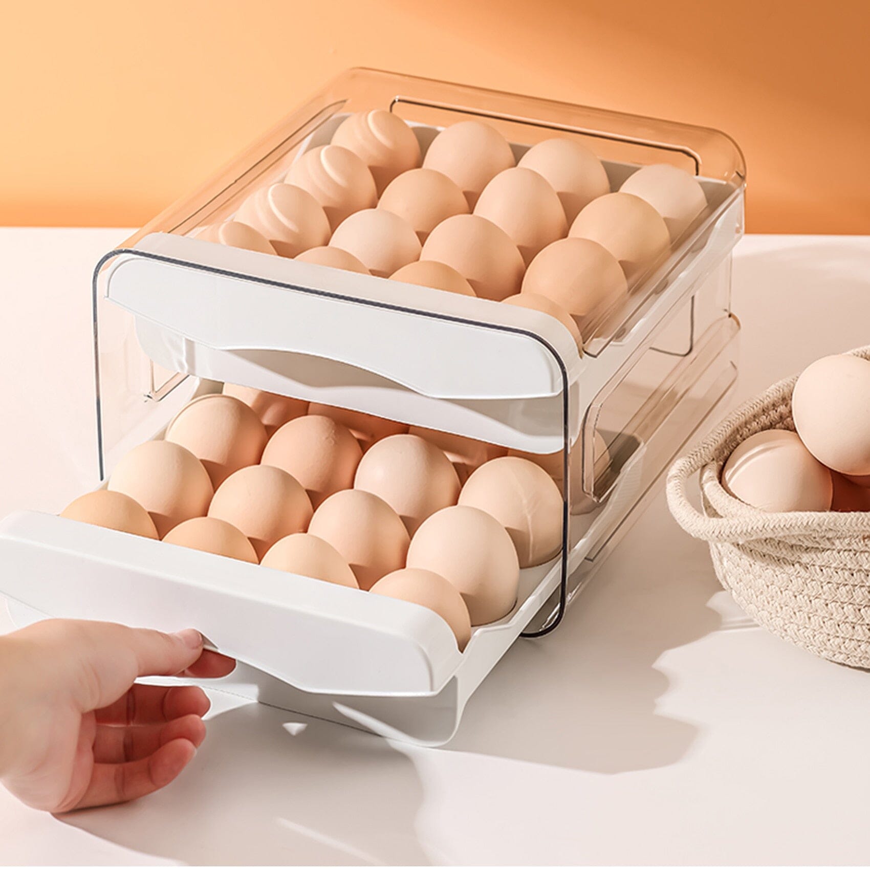 Porta Ovos em Acrílico - EggClear