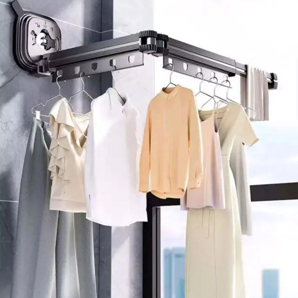 Varal Extensível Dobrável com Ventosa