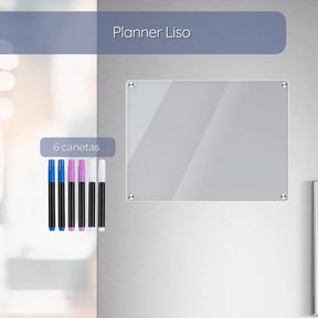 Quadro de Planejamento em Acrílico - PlanClear